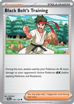 Black Belt's Training 144 159 144 Sv09 Journey Together Reverse Holofoil