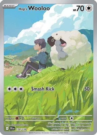 Hop's Wooloo 170 159 170 Sv09 Journey Together Holofoil
