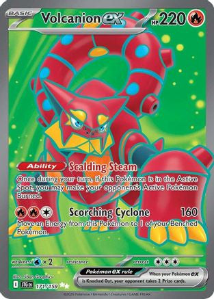 Volcanion Ex 171 159 171 Sv09 Journey Together Holofoil