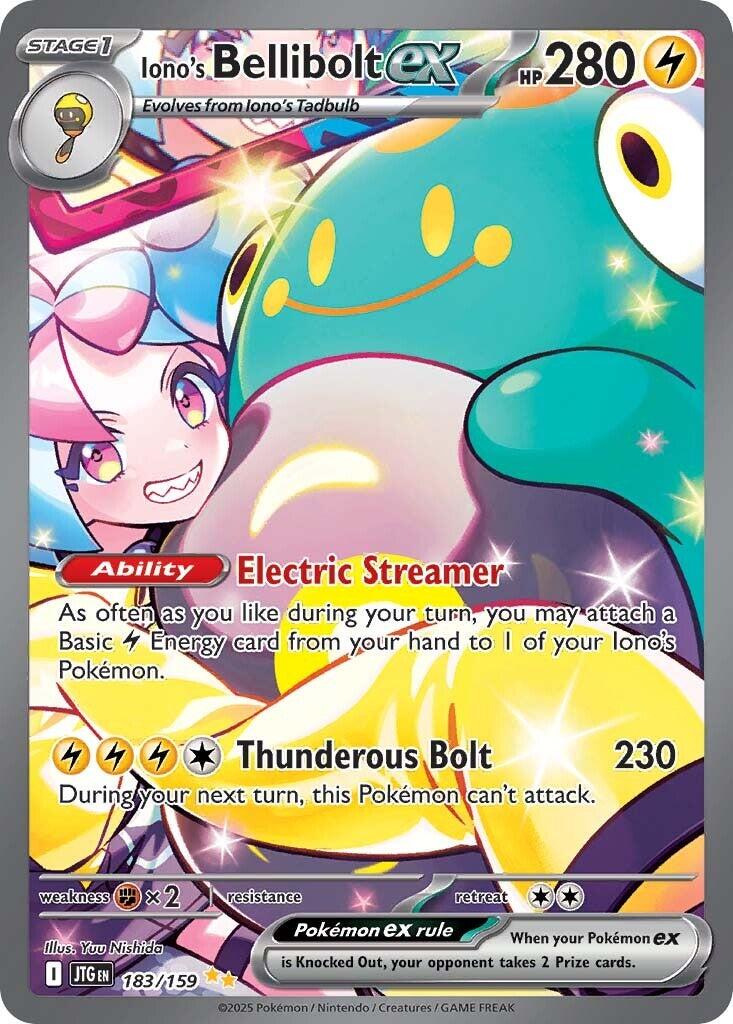 Iono's Bellibolt ex - 183/159 - 183/159 - (SV09: Journey Together)