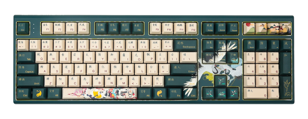 Varmilo Lure Series Crane White LED EC Mechanical Keyboard