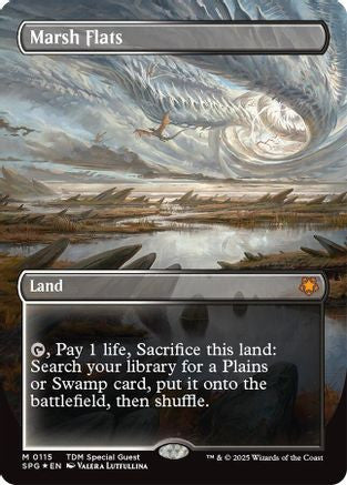 Marsh Flats (Borderless) (Dragonscale Foil) (SPG-115) - Special Guests Foil