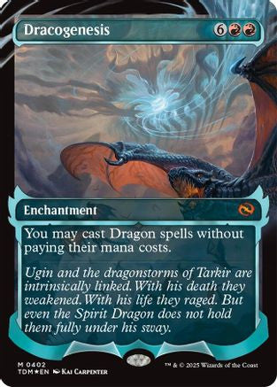 Dracogenesis (0402) (Showcase) (TDM-402) - Tarkir: Dragonstorm Foil