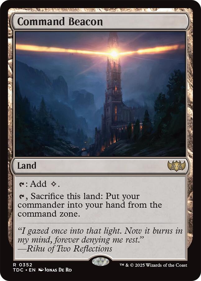 Command Beacon - 352 - (Commander: Tarkir: Dragonstorm)