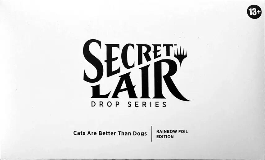Magic: The Gathering - Secret Lair Drop: Cats Are Better Than Dogs - Rainbow Foil Edition