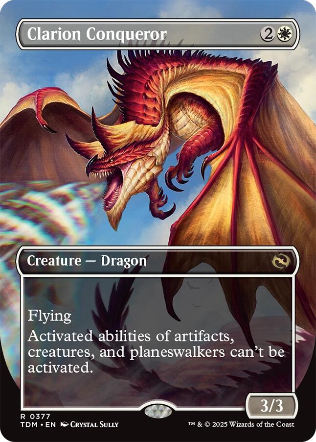Clarion Conqueror (Borderless) - 377 - (Tarkir: Dragonstorm)