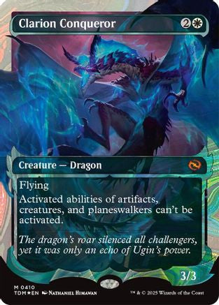 Clarion Conqueror (Showcase) (Halo Foil) (TDM-410) - Tarkir: Dragonstorm