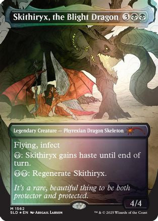 Skithiryx, the Blight Dragon (Rainbow Foil) (SLD-1562) - Secret Lair Drop Series Foil