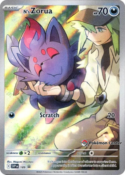 N's Zorua - 189 (Pokemon Center Exclusive) - 189 - (SV: Scarlet & Violet Promo Cards)