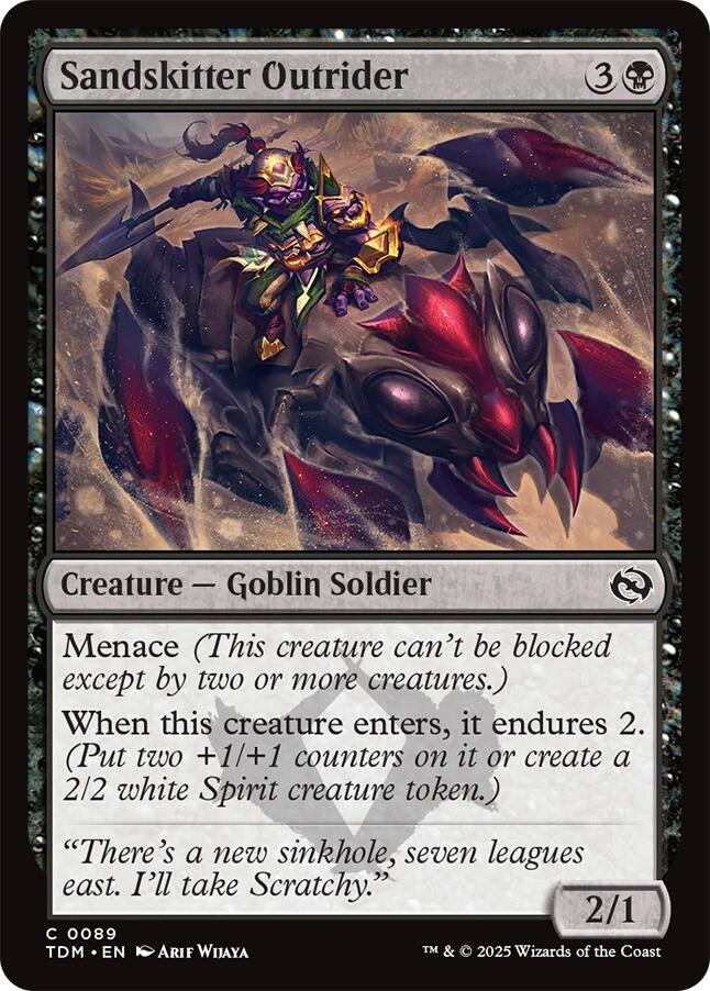 Sandskitter Outrider [TDM - 89]
