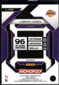 2023-24 Panini Prizm Monopoly #PS9 LeBron James All-Star Purple