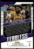 2022-23 Panini Prizm #18 LeBron James Fearless Prizms Silver