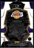 2022-23 Panini Select #126 LeBron James Green White Purple Prizms