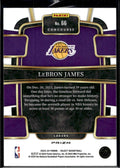 2023-24 Panini Select #66 LeBron James Orange Flash Prizms