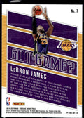 2019-20 Panini Mosaic #7 LeBron James Got Game? Green