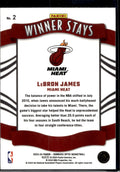 2023-24 Donruss Optic #2 LeBron James Winner Stays Holo
