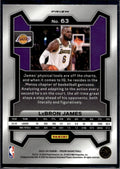 2023-24 Panini Prizm #63 LeBron James Prizms Green