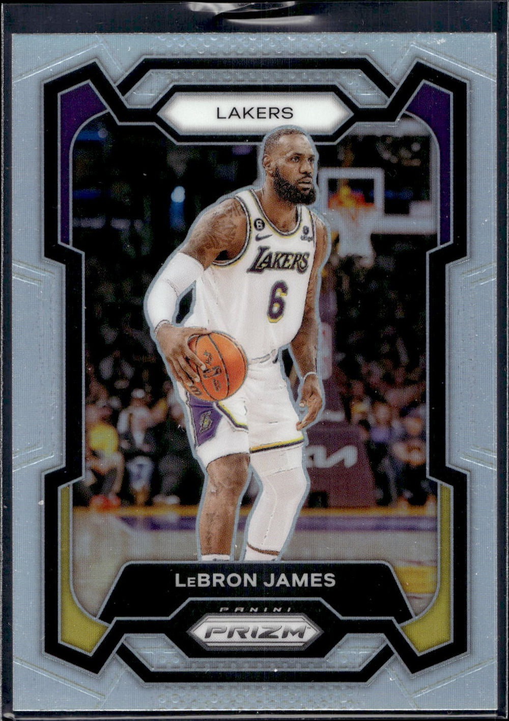 2023-24 Panini Prizm #63 LeBron James Prizms Silver