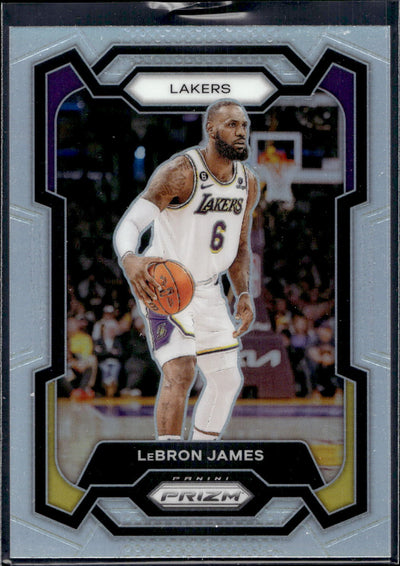 2023-24 Panini Prizm #63 LeBron James Prizms Silver