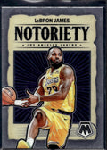 2023-24 Panini Mosaic #3 LeBron James Notoriety