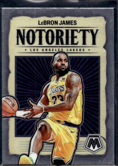 2023-24 Panini Mosaic #3 LeBron James Notoriety