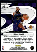 2023-24 Panini Mosaic #3 LeBron James Give and Go Mosaic