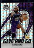 2023-24 Panini Mosaic #3 LeBron James Give and Go Mosaic