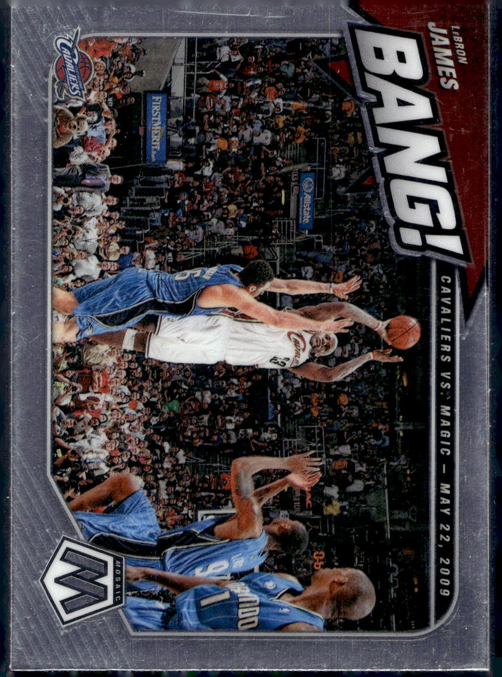 2020-21 Panini Mosaic #11 LeBron James Bang!