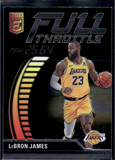 2023-24 Donruss Elite #7 LeBron James Full Throttle