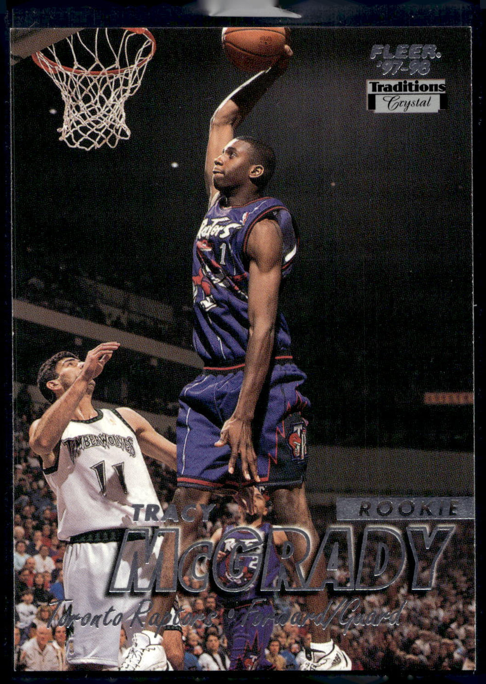 1997-98 Fleer #226 Tracy McGrady Traditions Crystal