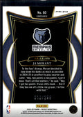 2024-25 Panini Select #60 Ja Morant Blue Prizm