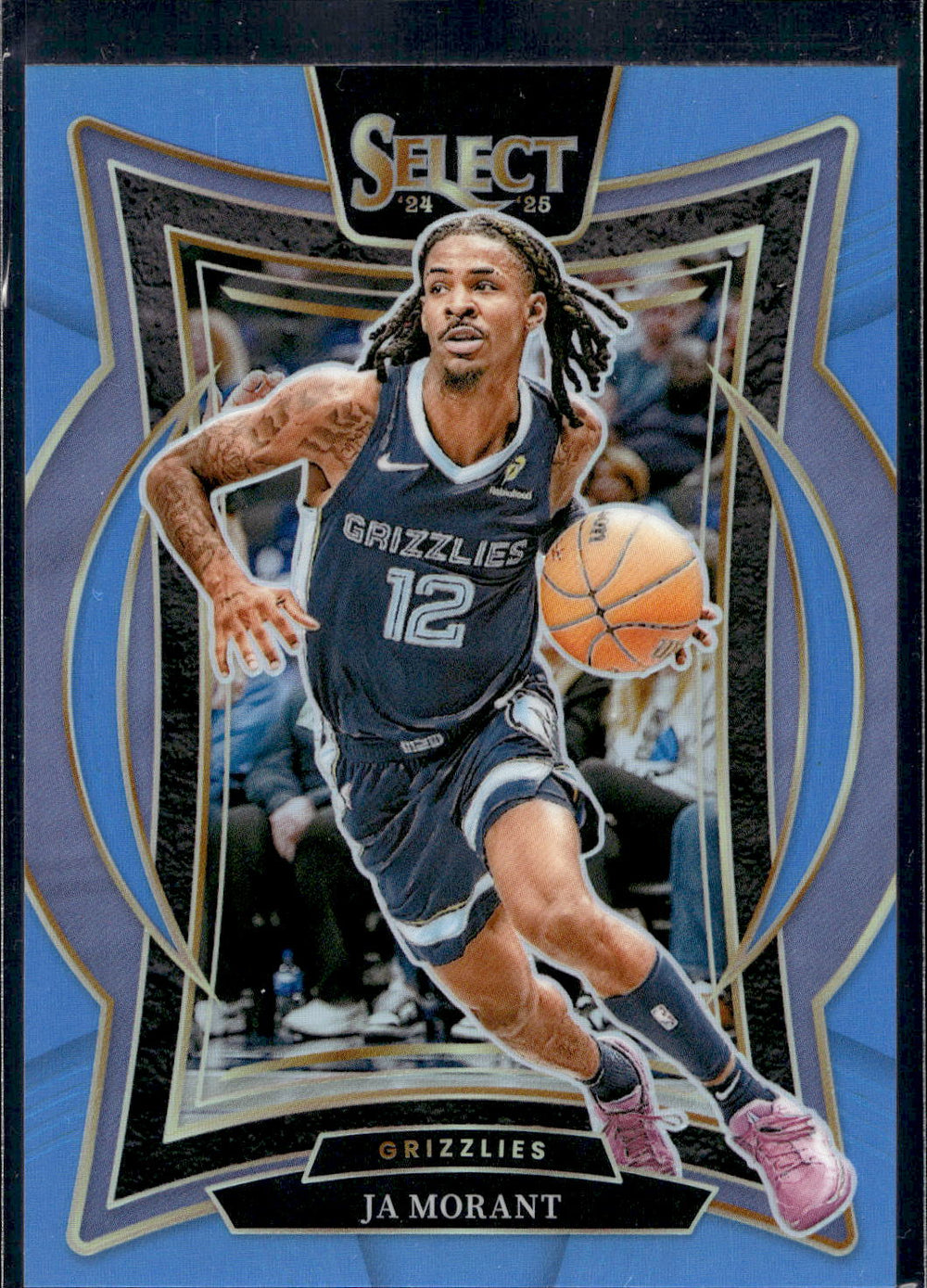 2024-25 Panini Select #60 Ja Morant Blue Prizm