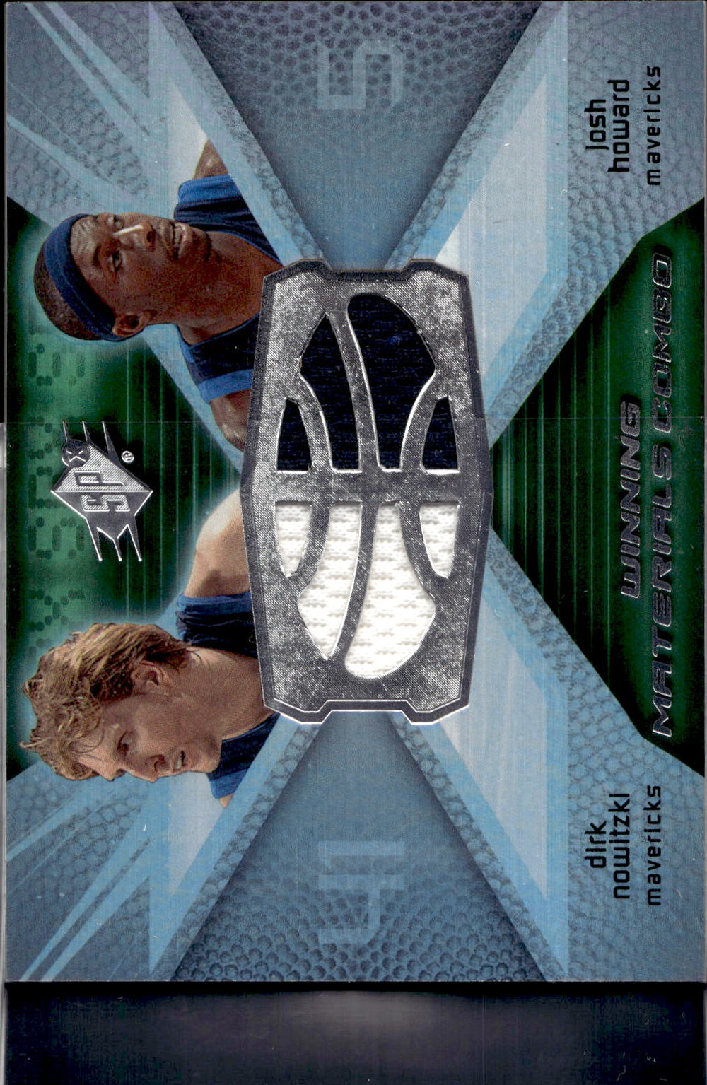 2008-09 SPx #WMC-HN Dirk Nowitzki / Josh Howard MEM Winning Materials Combos