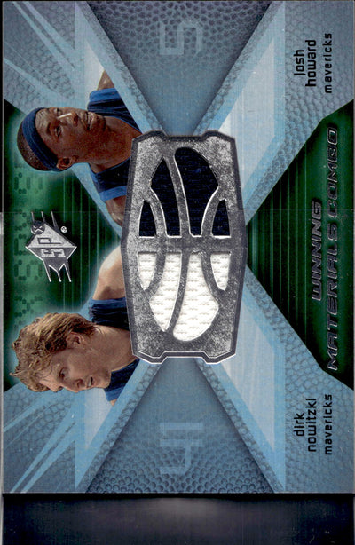 2008-09 SPx #WMC-HN Dirk Nowitzki / Josh Howard MEM Winning Materials Combos