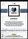 2019-20 Panini Chronicles #116 Ja Morant