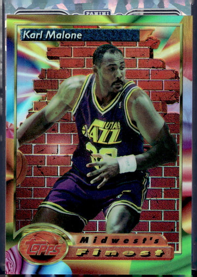 1993-94 Finest #112 Karl Malone Refractors