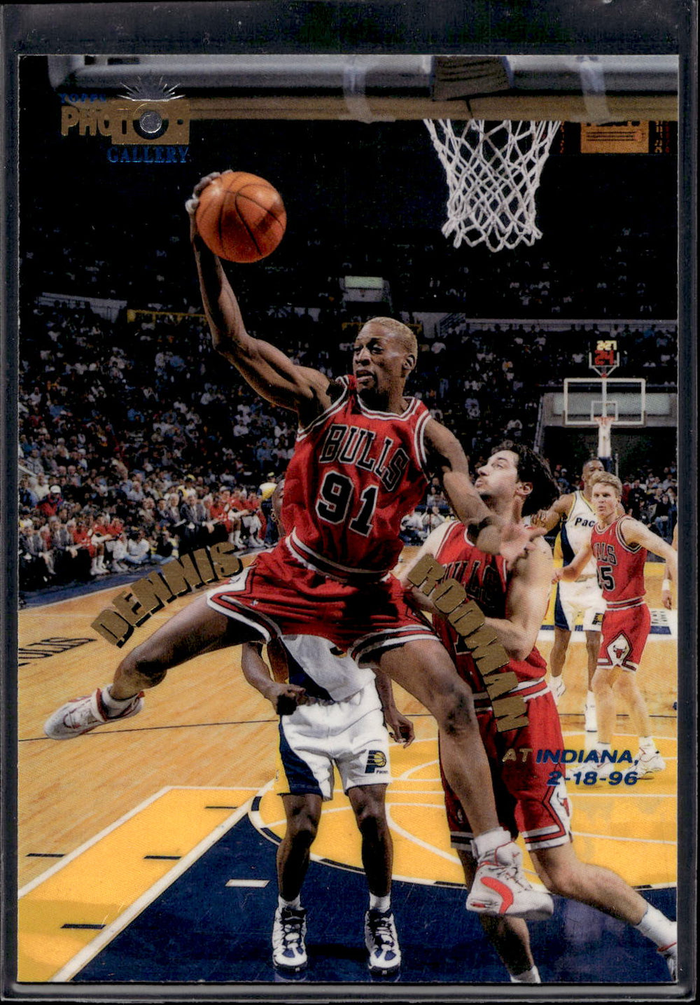 1995-96 Topps Gallery #PG14 Dennis Rodman Photo Gallery