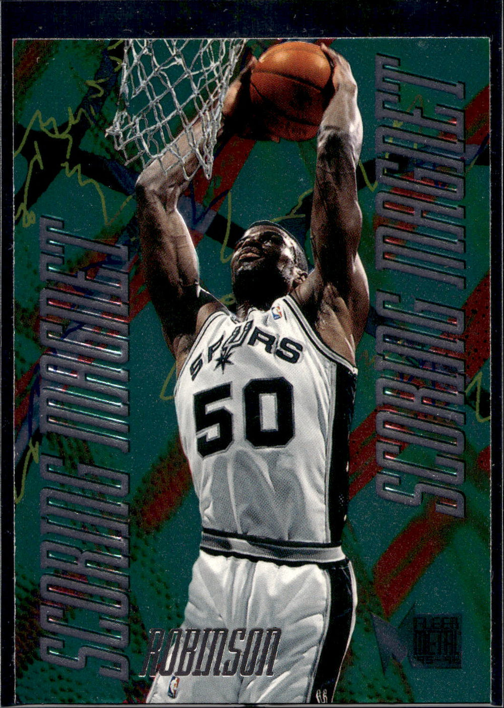 1995-96 Metal #8 David Robinson Scoring Magnets