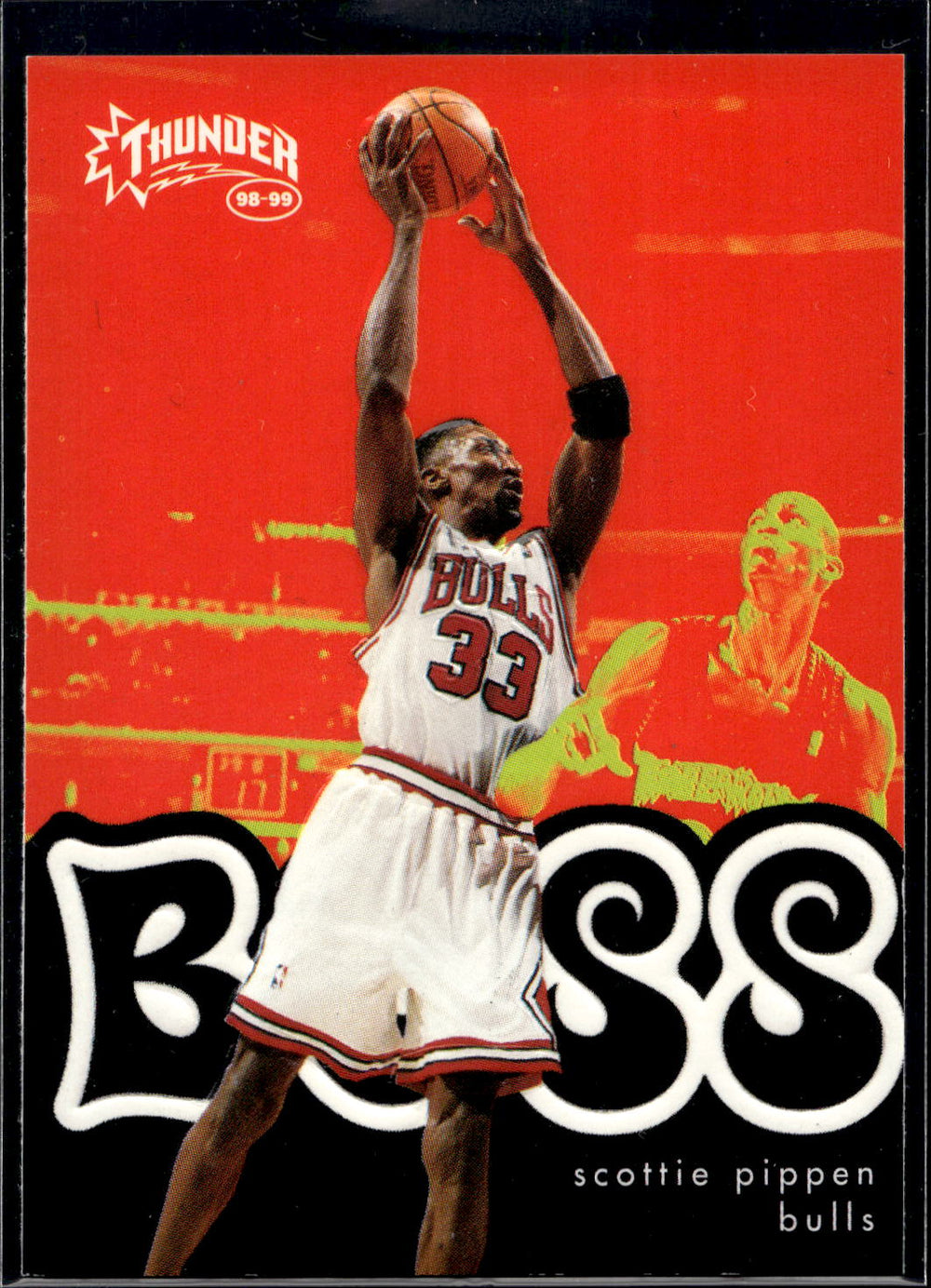 1998-99 SkyBox Thunder #15 B Scottie Pippen Boss