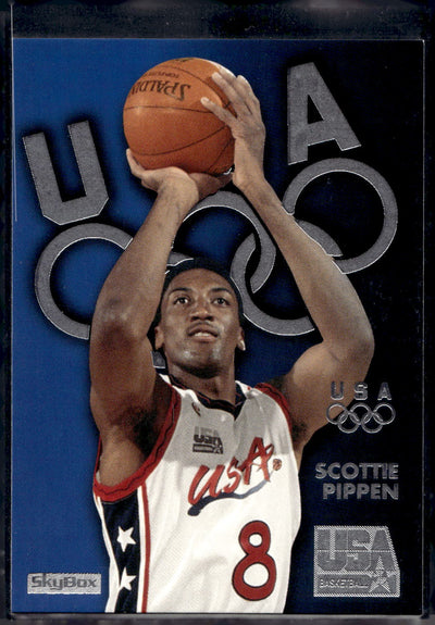 1996 SkyBox USA #S5 Scottie Pippen Silver