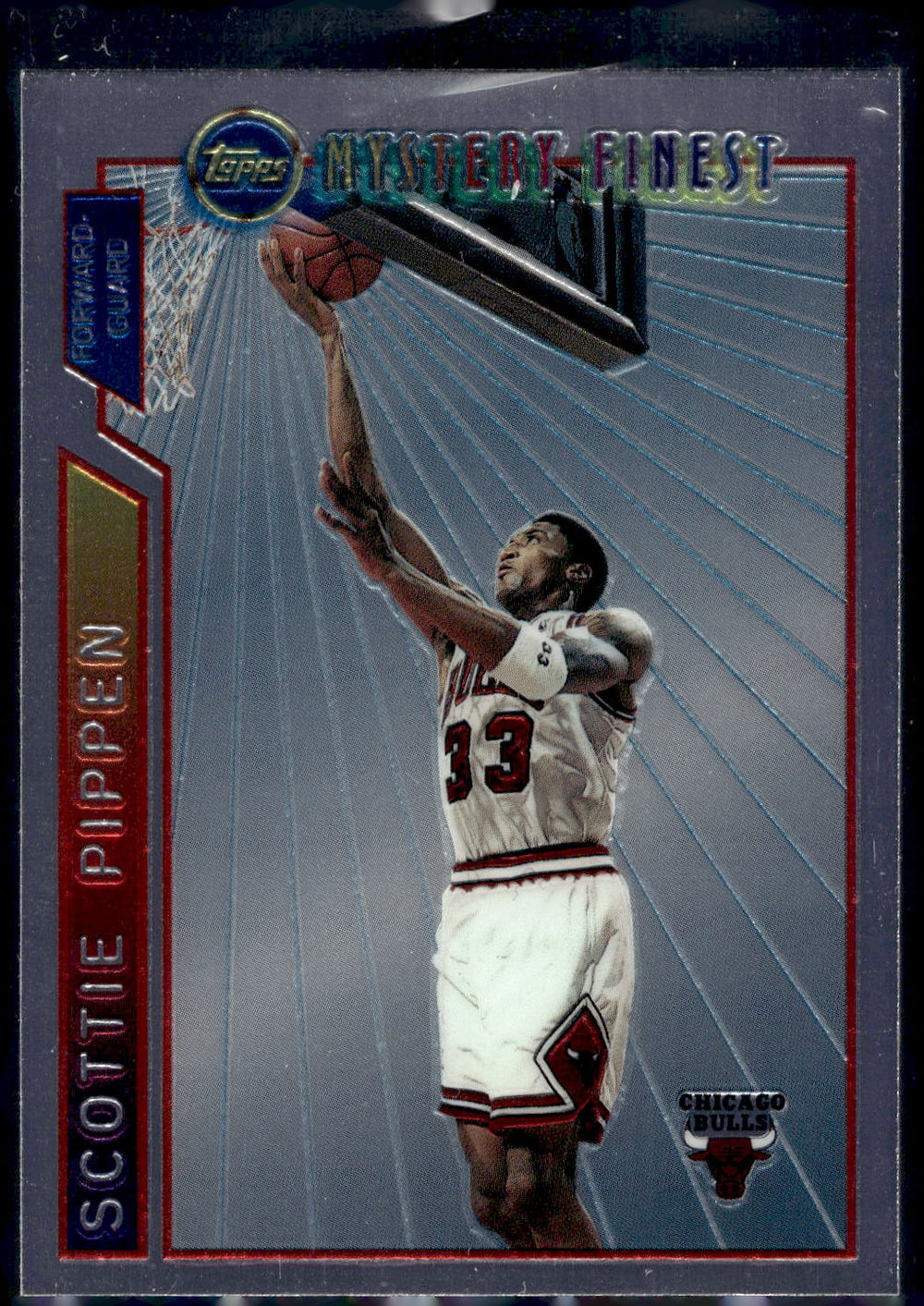 1996-97 Topps #M1 Scottie Pippen Mystery Finest Bordered