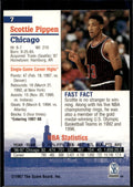 1997-98 Score Board Autographed Collection #7 Scottie Pippen