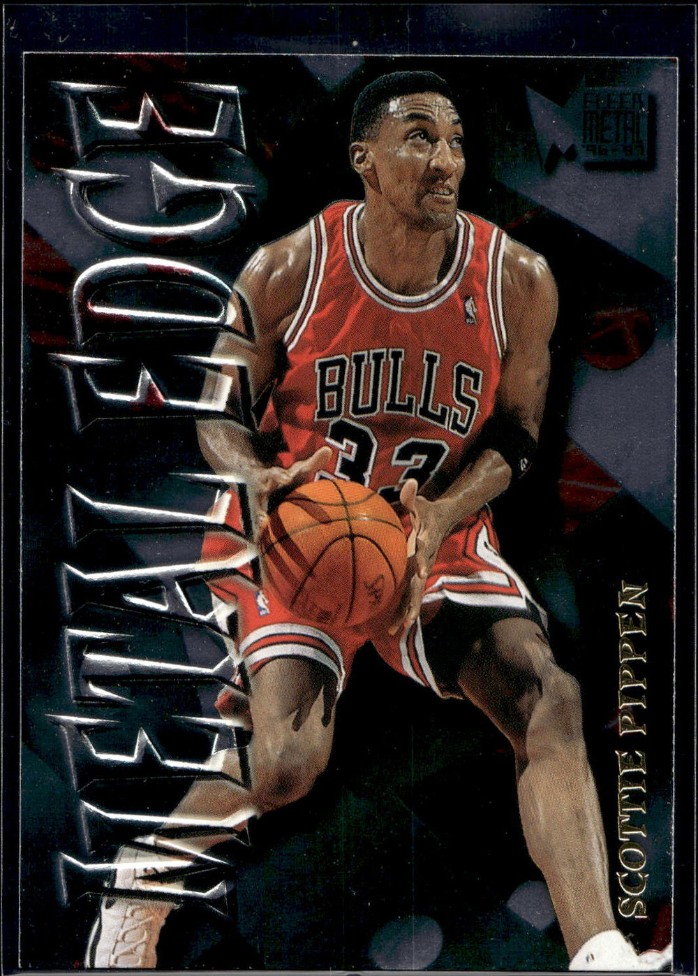 1996-97 Metal #5 Scottie Pippen Metal Edge