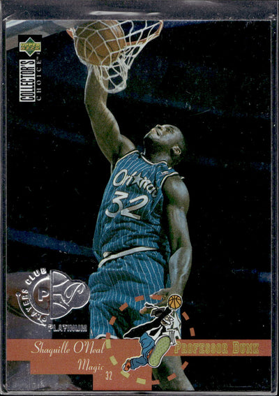1995-96 Collector's Choice #202 Shaquille O'Neal Platinum Player's Club
