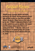 1999-00 Ultra #4 PP Shaquille O'Neal Parquet Players