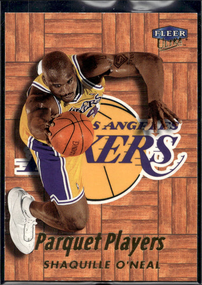 1999-00 Ultra #4 PP Shaquille O'Neal Parquet Players