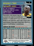 2001-02 Topps Chrome #1 Shaquille O'Neal