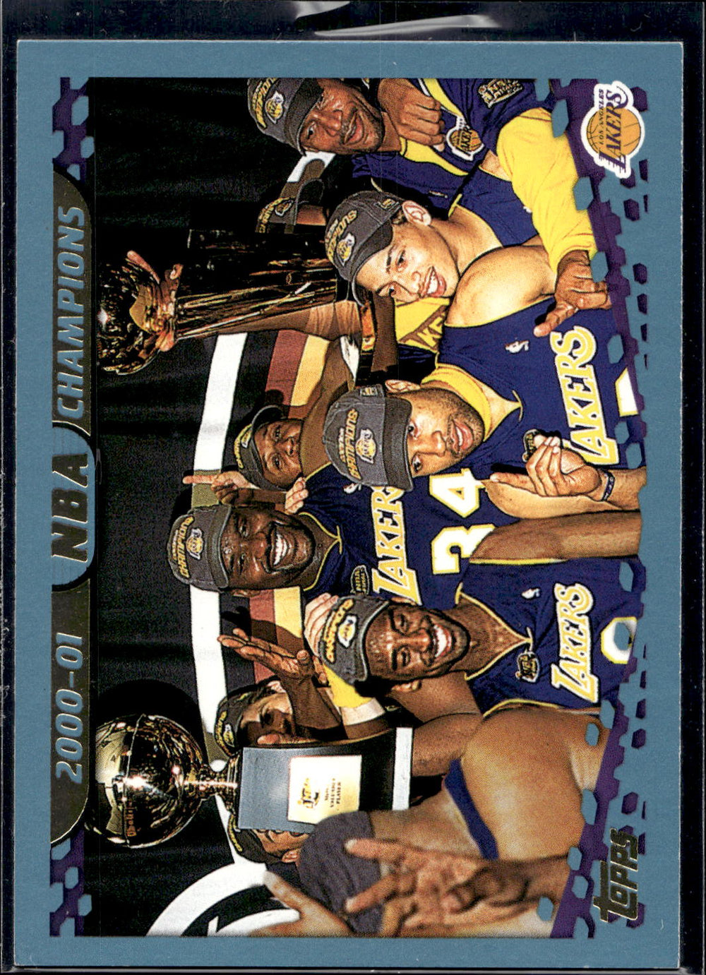 2001-02 Topps #220 2000-01 NBA Champions