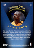 2000-01 Topps Stars #127 Shaquille O'Neal