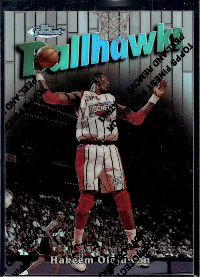 1997-98 Finest #131 Hakeem Olajuwon Refractors #/1090